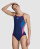 Navy-Blue Cosmo-White-Red Fandango