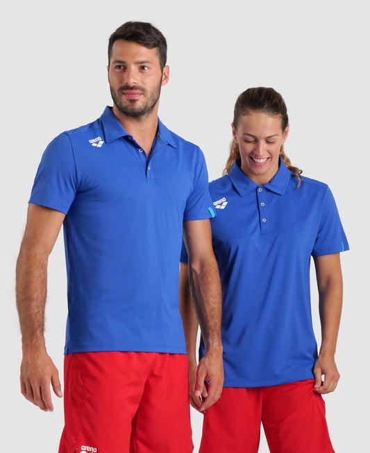 Unisex Team Polo Shirt Solid