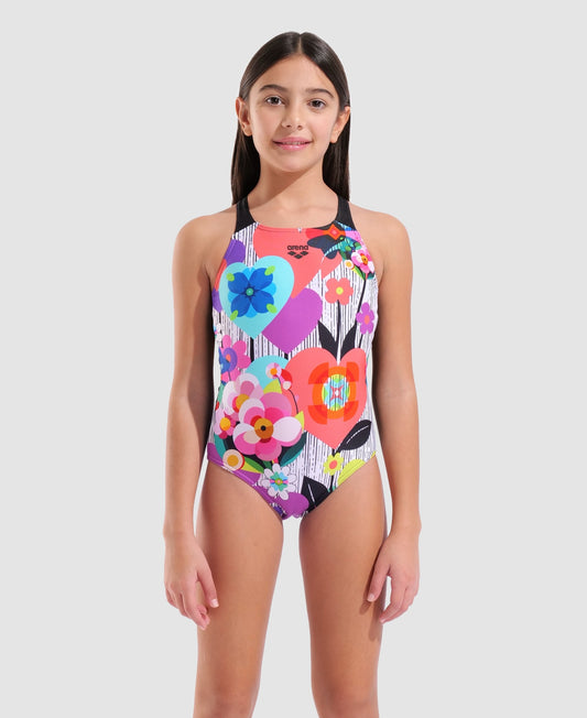 Roses V Back One Piece